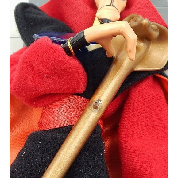 Disney JAFAR Plush Doll With Tags Cobra Staff by Applause Aladdin 1993 - Picture 5 of 8